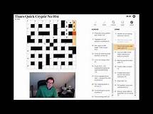Video thumbnail for BEGINNER video: How to solve a cryptic crossword