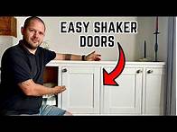 Video thumbnail for How to make shaker cabinet doors