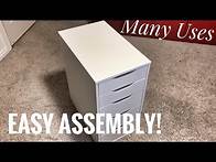 Video thumbnail for Ikea Alex Drawer Assembly