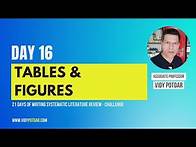 Video thumbnail for Day 16 - Tables and Figures for the Results Section of your Systematic Literature Review Paper