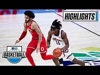 Video thumbnail for Ohio State vs. Illinois | March 14, 2021 | Big Ten Men's Basketball Tournament | Highlights