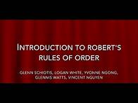 Video thumbnail for Basics of Robert's Rules