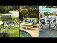 Video thumbnail for Wrought iron furniture set | outdoor furniture | garden ideas