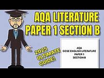 Video thumbnail for 2025 Ultimate Guide to AQA English Literature Paper 1 Section B