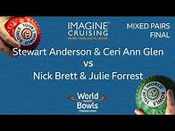 Video thumbnail for World Indoor Bowls Championship 2024 - MIXED PAIRS FINAL - S. Anderson & C. Glen vs N. Brett & J.…