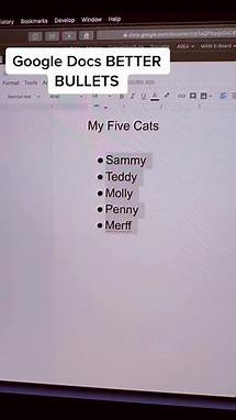 Video thumbnail for Creating Cute Bullets in Google Docs
