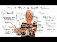 Video thumbnail for How to Present a Project Proposal - Project Management Training