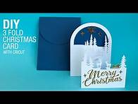 Video thumbnail for 3 Fold Christmas Card Assembly Tutorial and SVG Template