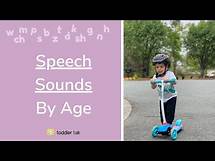 Video thumbnail for Articulation Norms [Speech sounds by age chart + common developmental speech errors]