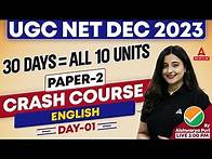 Video thumbnail for UGC NET English literature Classes #1 | English Literature By Aishwarya Puri