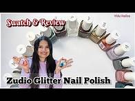 Video thumbnail for Have you tried Zudio Glitter Nail Polishes..?🤔Zudio Nail Polish Swatch & Review| Glitter & Metallic
