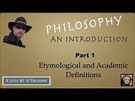 Video thumbnail for Introduction to Philosophy (PHI 101: Lecture 1)