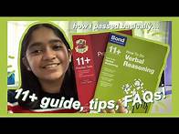 Video thumbnail for 11+ guide to help you pass ✏️ 11 plus tips, tricks, resources and faqs!