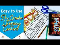 Video thumbnail for Easy to Use 5th grade Literacy Stations | Reading Centers for 5th Graders