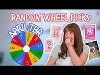Video thumbnail for REGRETTING letting a random wheel choose my april tbr?🫣