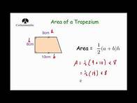 Video thumbnail for Area of a Trapezium - Corbettmaths