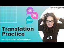 Video thumbnail for GCSE Spanish translation practice Part 1 | Spanish into English exercises | English into Spanish