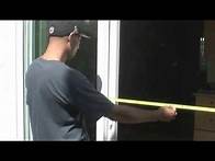 Video thumbnail for How to measure for a sliding screen door |Bull's Glass And Screen|