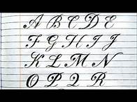 Video thumbnail for Fancy Cursive Letters AtoZ for Beginners | fancy handwriting a to z