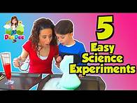 Video thumbnail for 5 Easy Science Experiments for Kids with DeeDee | Learn at Home