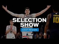 Video thumbnail for NCAA tournament bracket revealed | East Region