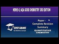 Video thumbnail for AQA GCSE Chemistry Quantitative Chemistry |Complete Revision Summary