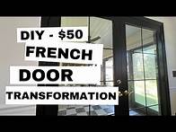 Video thumbnail for Easy and Quick French Door Transformation / Useful for windows too!