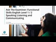Video thumbnail for Functional Skills Bitesize | Ask The Examiner | Functional Skills English | Level 1/2 SLC
