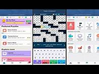 Video thumbnail for Daily Themed Crossword (by PlaySimple Games) - offline crossword game for Android and iOS - gameplay