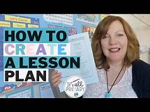 Video thumbnail for HOW To CREATE A LESSON PLAN: WHAT TO PUT INTO YOUR TEMPLATE