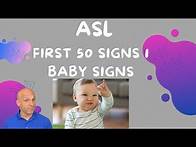 Video thumbnail for ASL 🍼 Your First 50 Signs: Baby Signs Part 1 👶