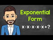 Video thumbnail for Exponential Form | How to Write Repeated Multiplication in Exponential Form