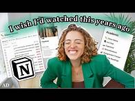 Video thumbnail for How I Use Notion for School | University Notes System for Back to School! 📚 (+ free templates!)