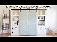 Video thumbnail for DIY Double Barn Doors | How I Made My Double Sliding Barn Doors with Shiplap