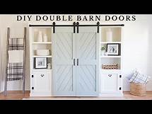 Video thumbnail for DIY Double Barn Doors | How I Made My Double Sliding Barn Doors with Shiplap