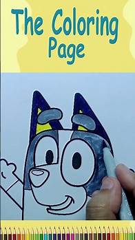 Video thumbnail for Bluey Coloring Page | The Coloring Page