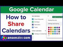 Video thumbnail for All Ways to Share a Google Calendar | Tutorial