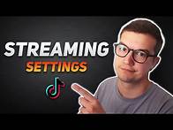 Video thumbnail for BEST TikTok Live Studio Streaming SETTINGS 2024 (NO LAG)