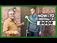 Video thumbnail for How To Install A Replacement Door In Brick