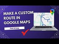 Video thumbnail for How to Create a Custom Route in Google Maps – Add Stops & Save Your Trip