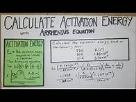 Video thumbnail for How to Calculate Activation Energy (Ea) with Arrhenius Equation