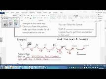 Video thumbnail for Grade 5 Math - Number Patterns and Pattern Rules