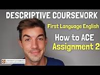 Video thumbnail for iGCSE First Language English - Writing to Describe Coursework (TOP TIPS!)
