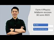 Video thumbnail for Form 4 Physics Mid-term Revision with Mr. Brian @brian_koo |Chapter 2 Force and Motion|