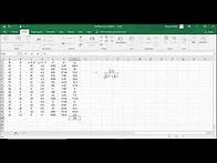 Video thumbnail for Karl Pearson's Correlation Coefficient - Step by Step Calculation - in Excel