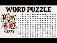 Video thumbnail for 🎄 FIND THE WORD: MERRY CHRISTMAS | Ultimate Holiday Word Search Challenge! 🎅✨