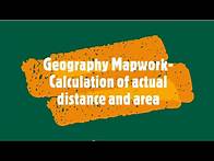 Video thumbnail for Geography Mapwork: Calculation of actual distance and area
