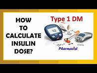 Video thumbnail for Insulin dose calculation in Type 1 Diabetes/ Insulin Series Part 2