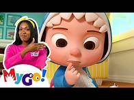 Video thumbnail for Sorry, Excuse Me | MyGo! Sign Language For Kids | CoComelon | ASL