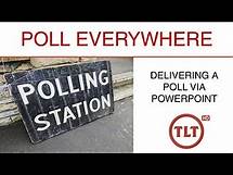 Video thumbnail for Poll Everywhere: Delivering Your Poll Through PowerPoint